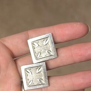Elegant Silver antique cufflinks